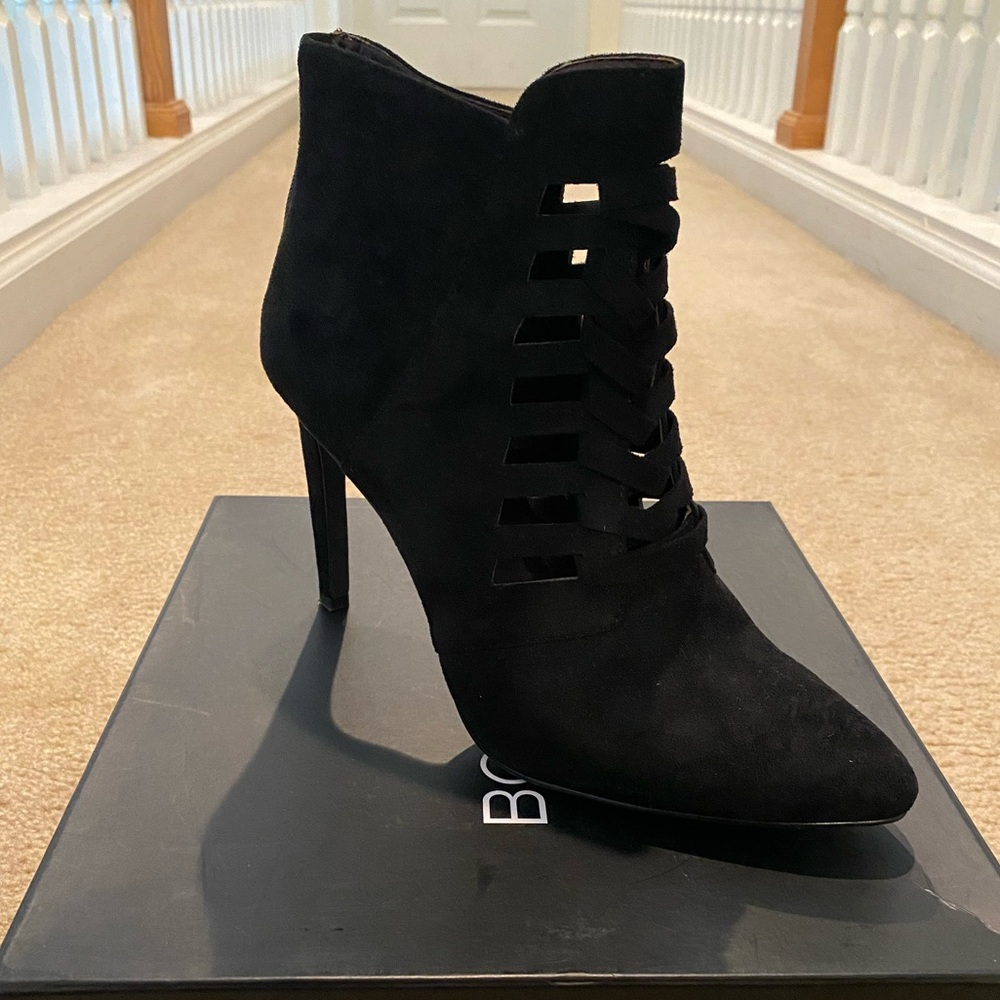BCBGeneration Black Suede Booties